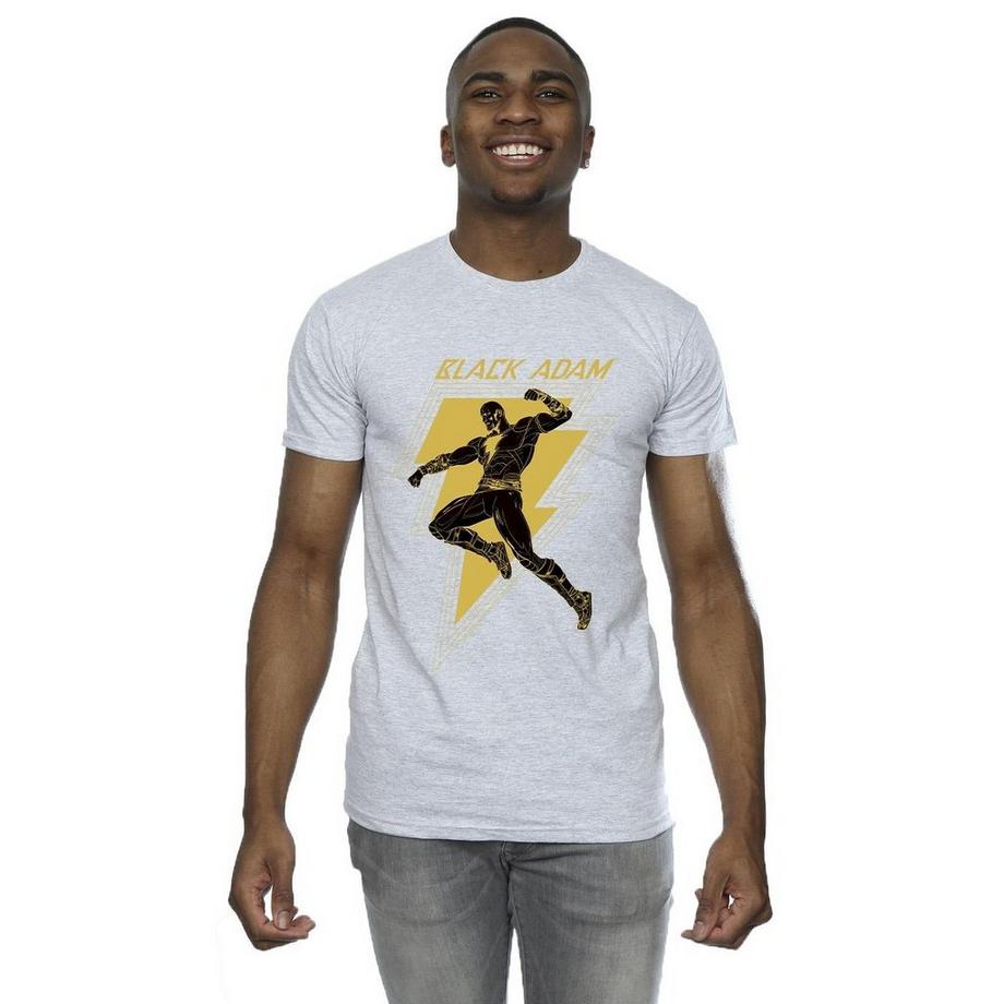 DC COMICS Black Adam Lightning Bolt T-Shirt  