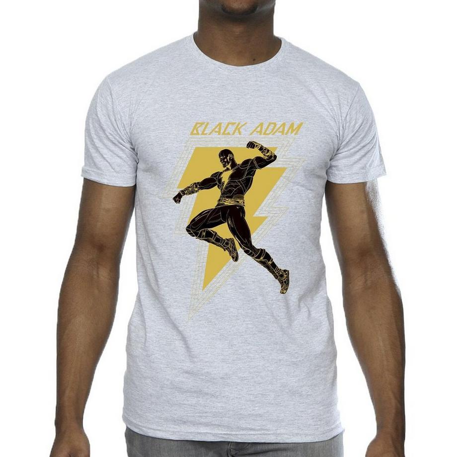 DC COMICS Black Adam Lightning Bolt T-Shirt  