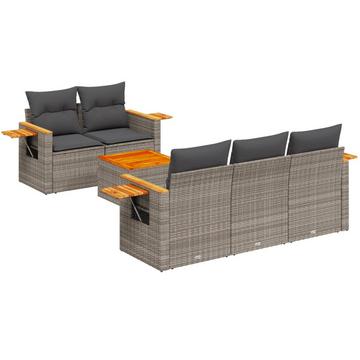 Garten sofagarnitur poly-rattan