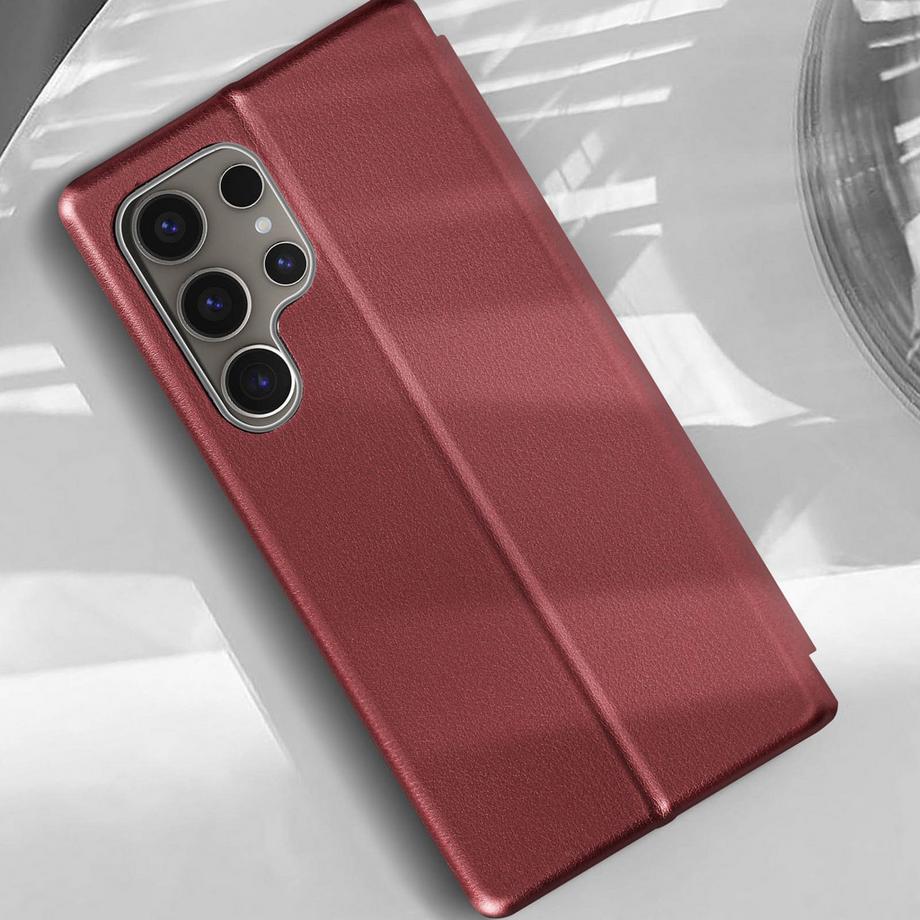 Avizar  Custodia Samsung S24 Ultra bordeaux 