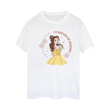 Beauty And The Beast I'd Rather Be Reading TShirt