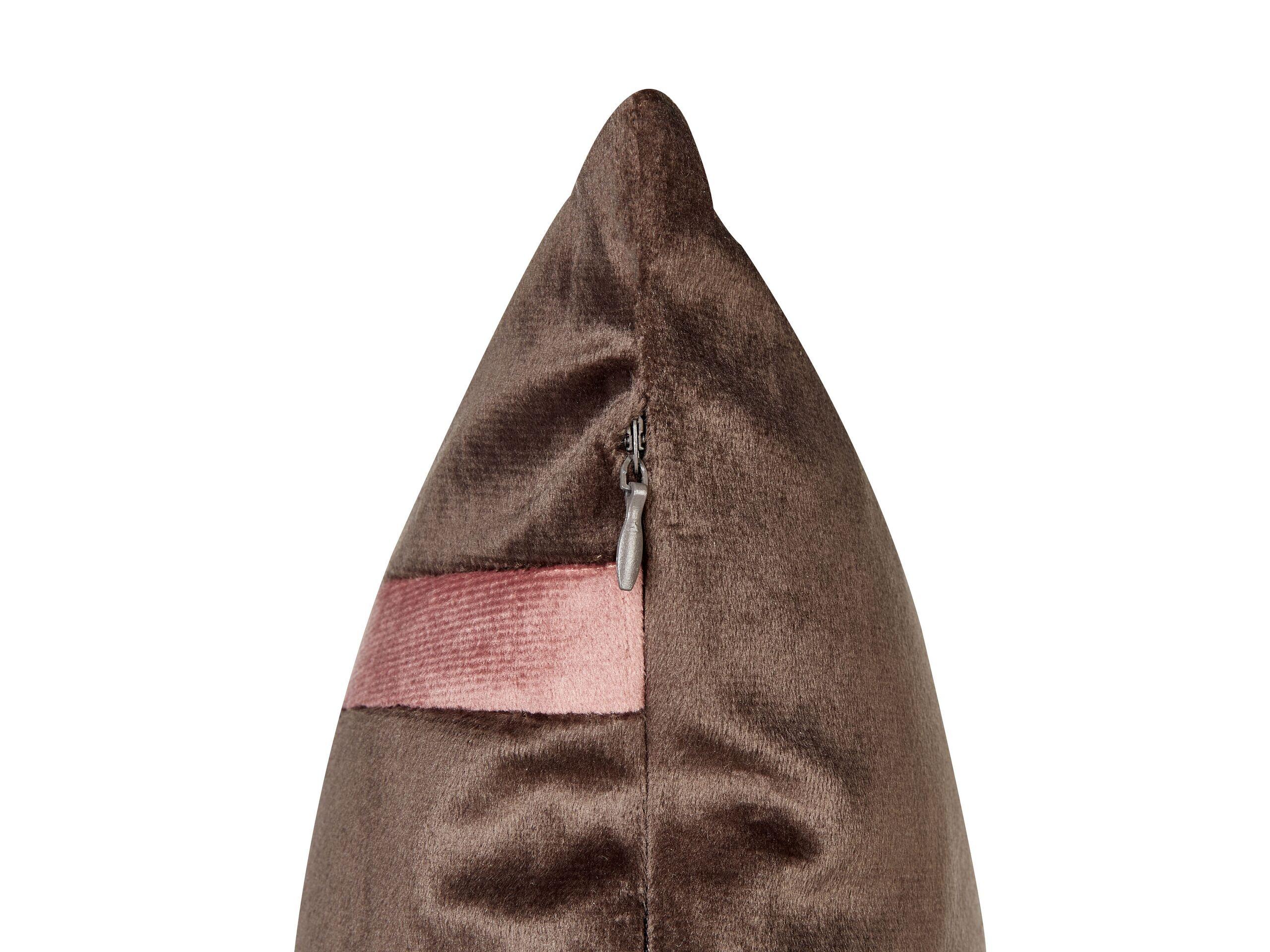 Beliani Lot de 2 coussins décoratifs en Velours Boho CRODYLINE  