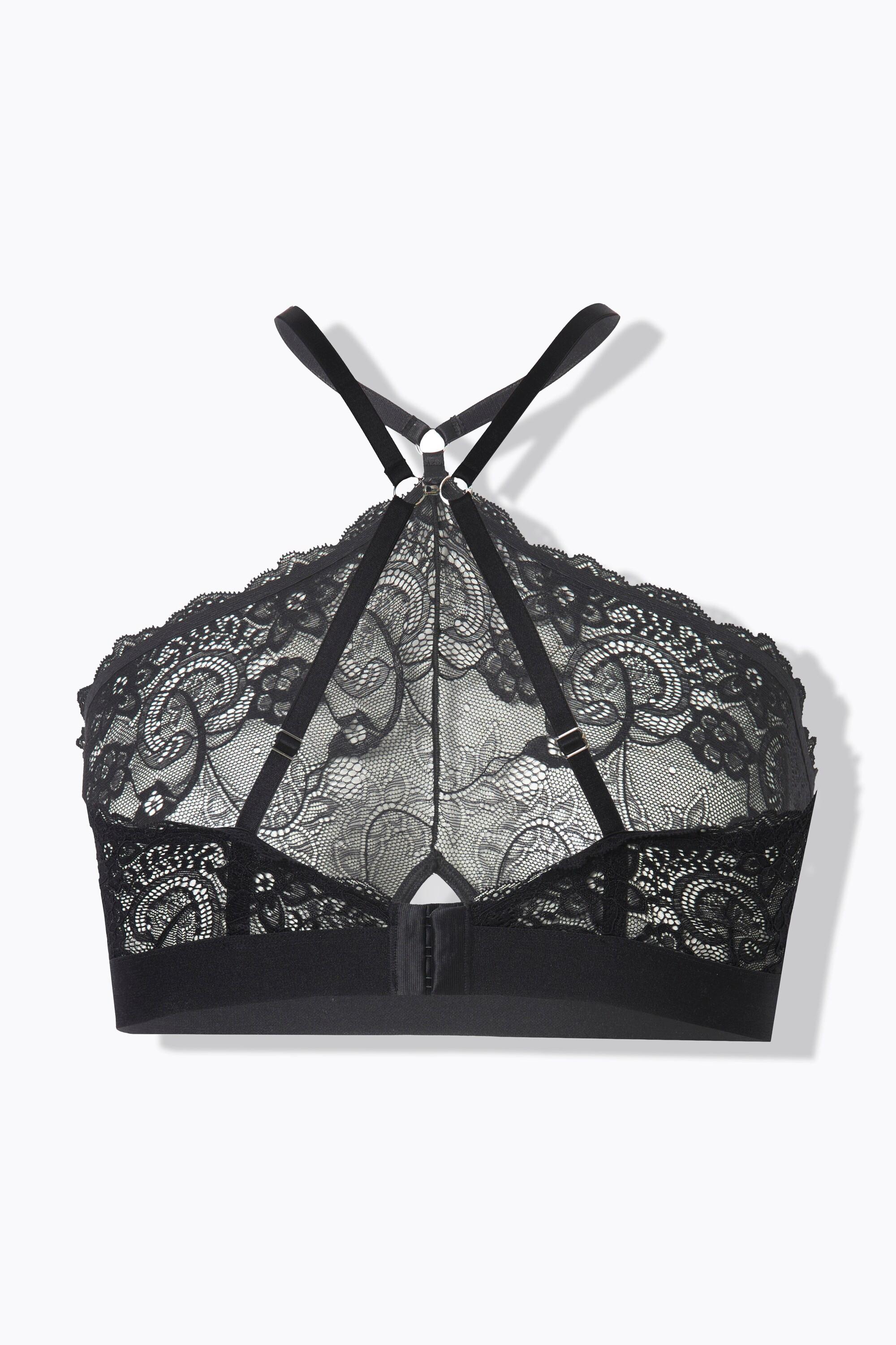 Ulla Popken Bralette ohne Softschalen Muschelspitze  