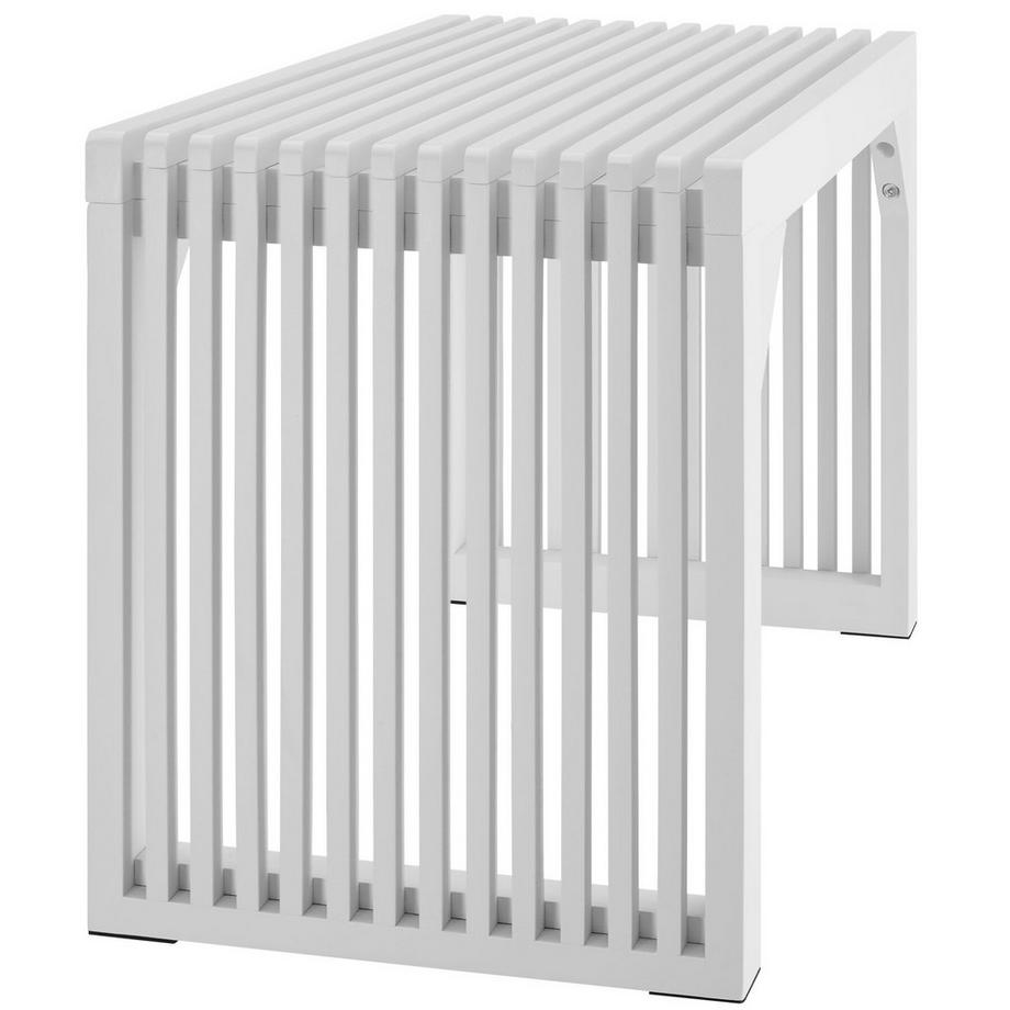 Tectake Banc Ribb Aspect à lamelles, 73 x 35 x 43 cm  