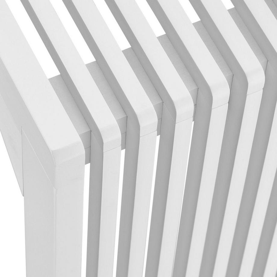 Tectake Banc Ribb Aspect à lamelles, 73 x 35 x 43 cm  