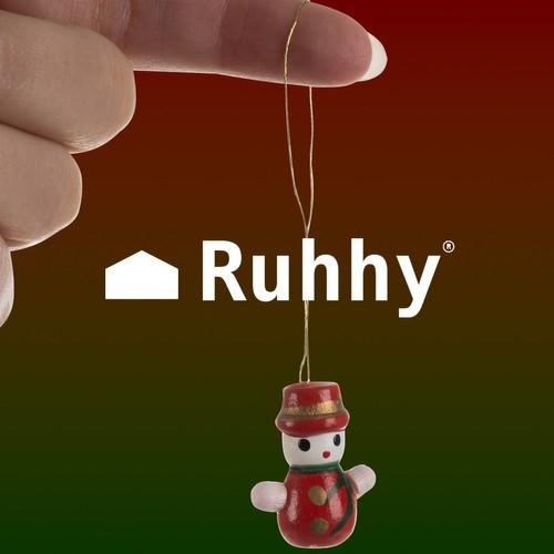 Ruhhy CIONDOLI IN LEGNO / PALLE DI NATALE 30 pz  