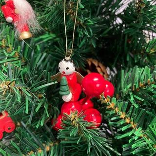 Ruhhy CIONDOLI IN LEGNO / PALLE DI NATALE 30 pz  