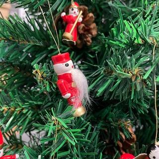 Ruhhy CIONDOLI IN LEGNO / PALLE DI NATALE 30 pz  