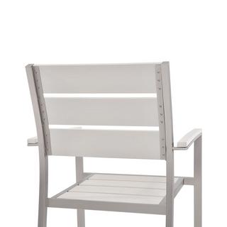 Beliani Lot de 6 chaises de jardin en Bois synthétique Moderne VERNIO  