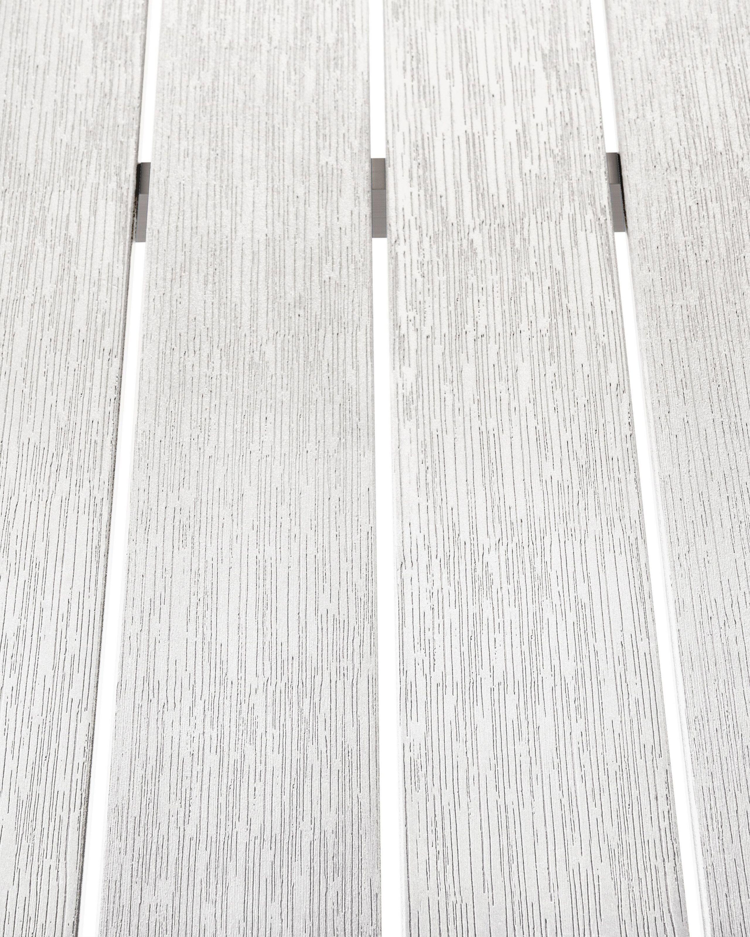 Beliani Lot de 6 chaises de jardin en Bois synthétique Moderne VERNIO  