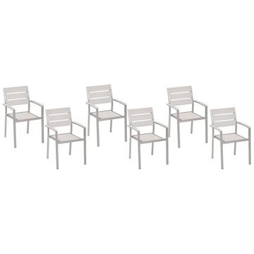 Set mit 6 Stühlen aus Kunstholz Modern VERNIO