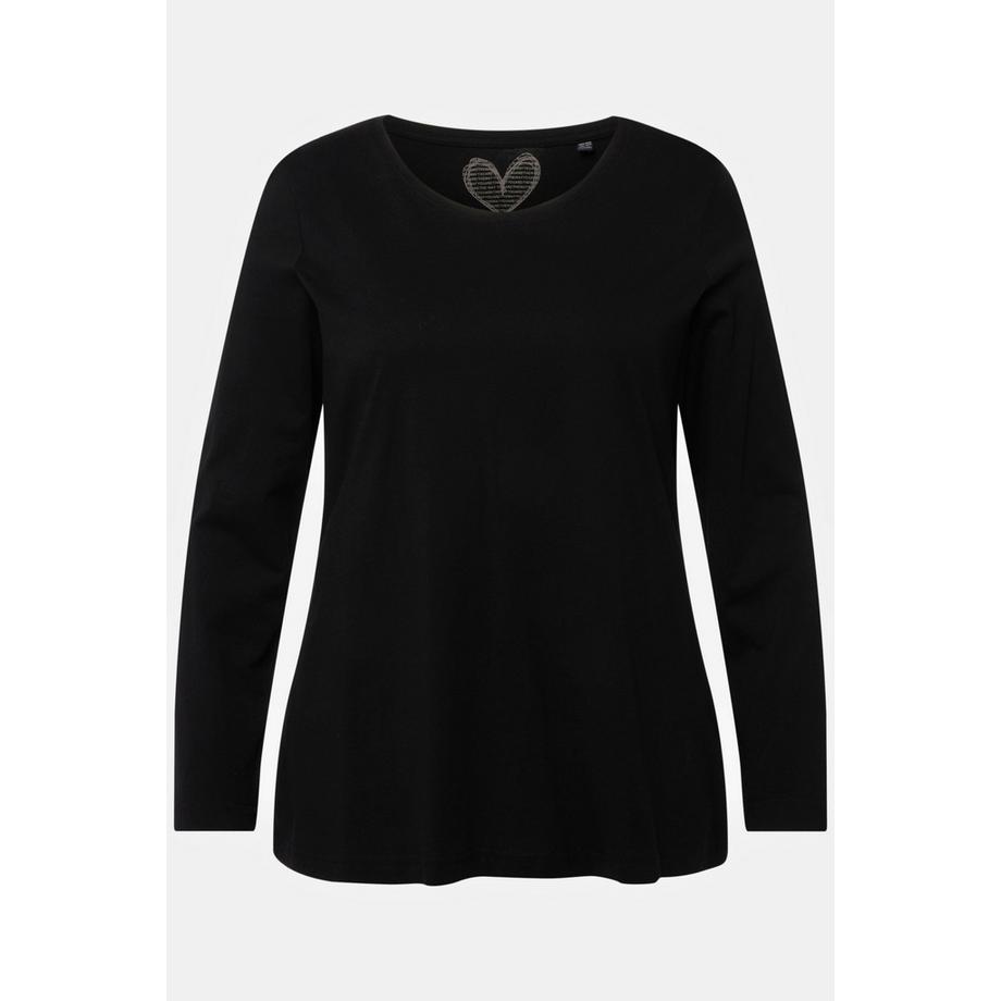 Ulla Popken Slim Langarm Rundhals Shirt  