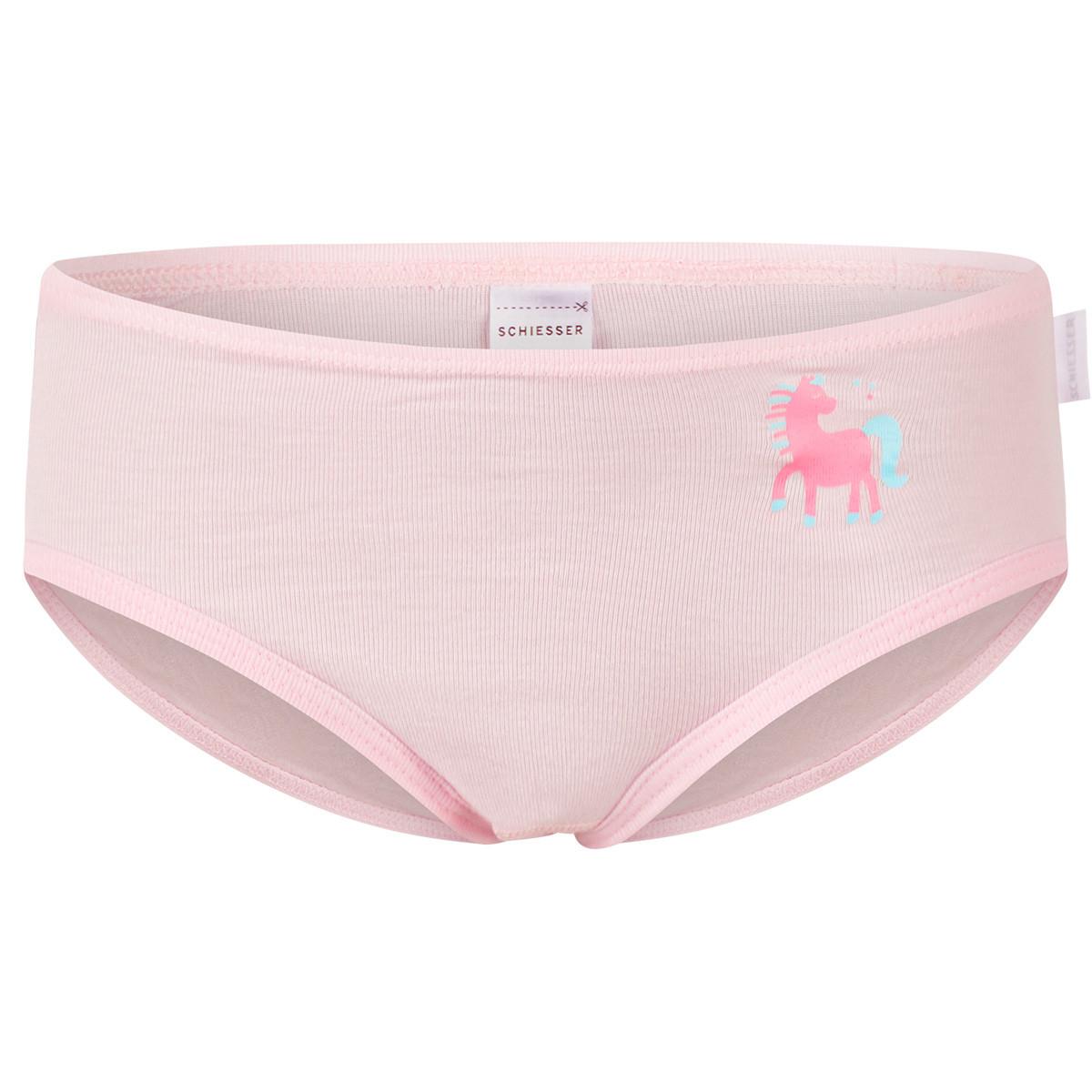 Schiesser  6er Pack Kids Girls Feinripp Organic Cotton - Slips / Unterhosen 