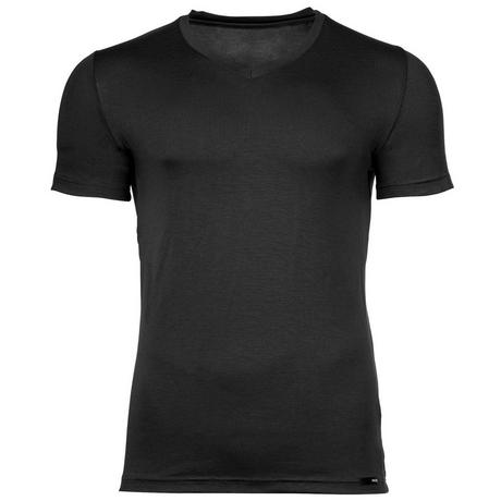 HOM Einfarbiges V-Ausschnitt Kurzarm T-Shirt  