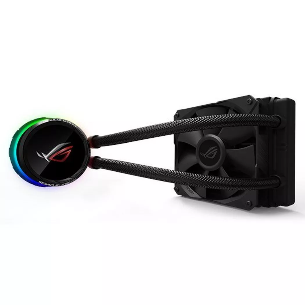 ASUS - ROG RYUO 120 Prozessor All-in-One-Flüssigkeitskühler 12 cm Schwarz 1 Stück(e),