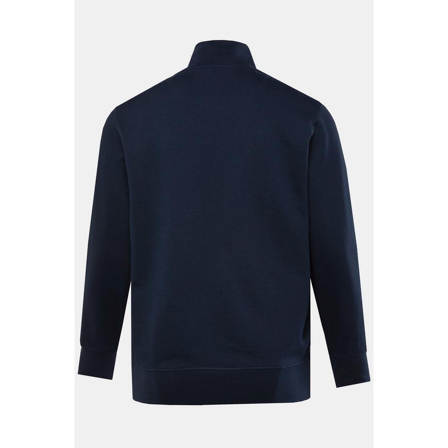 JP1880 Giacca di Felpa Collo Alto Applicazioni  