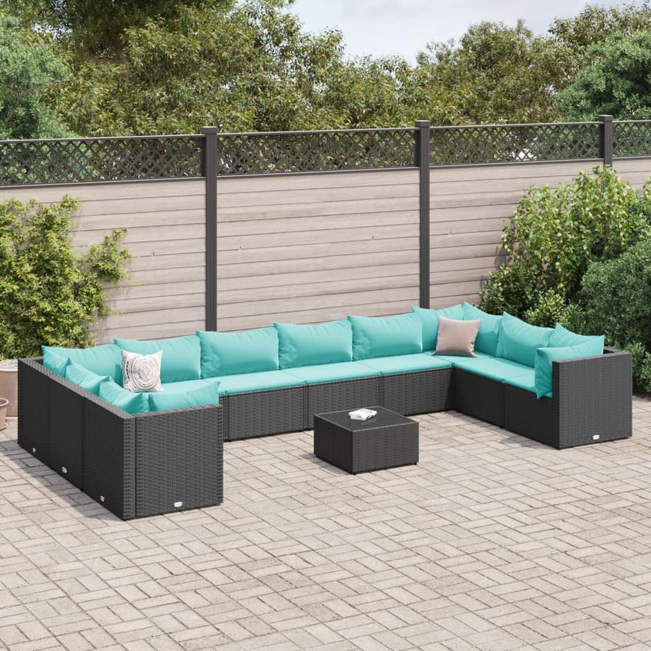 VidaXL Garten lounge set poly-rattan  