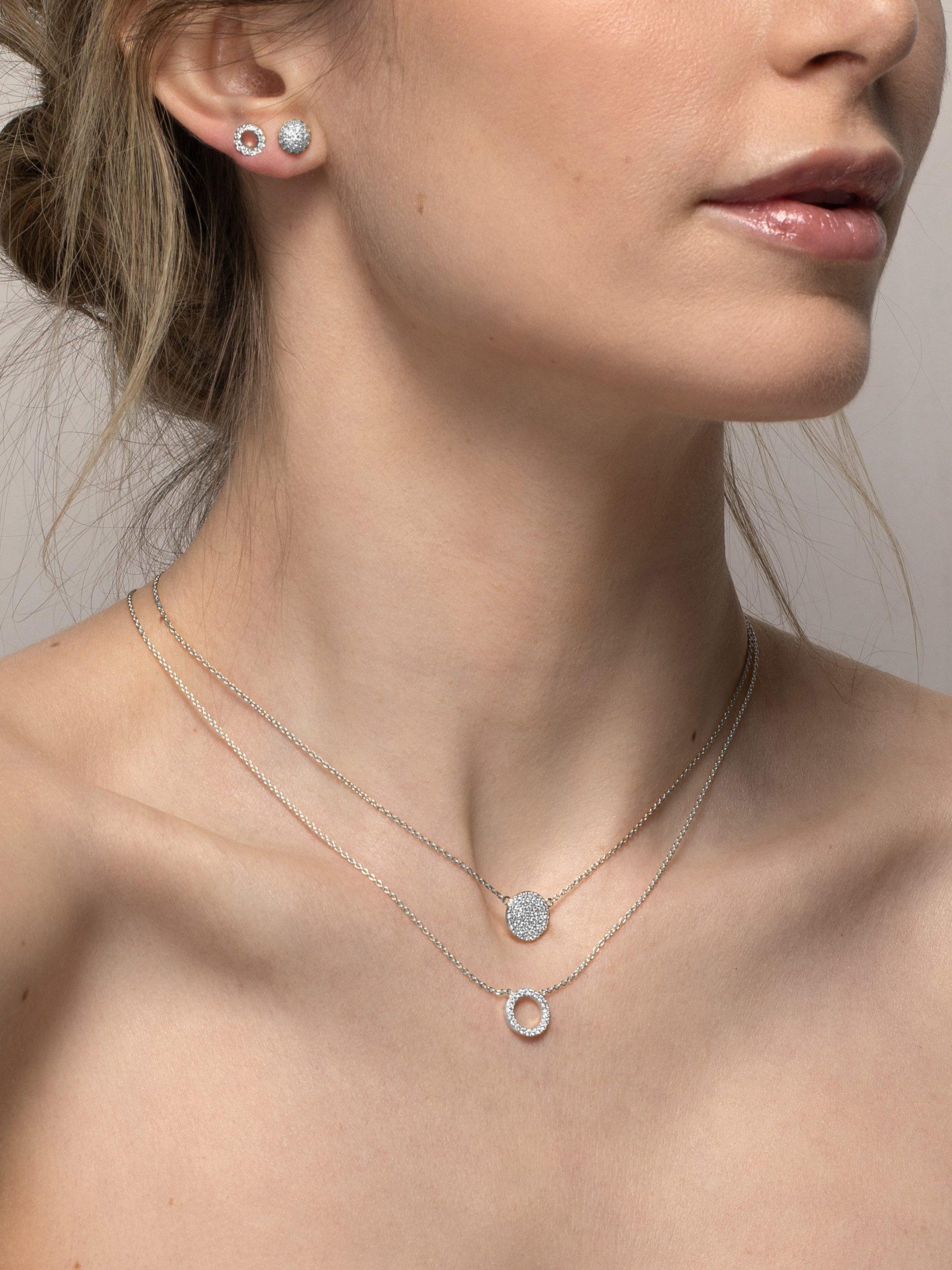 PHANTASYA  Kette 1621 Rhodiniert 