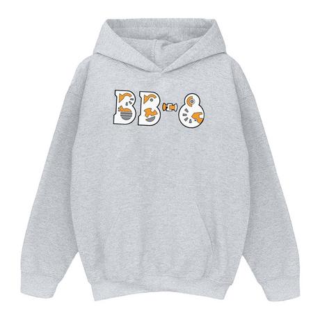 STAR WARS  The Rise Of Skywalker BB8 Text Logo Kapuzenpullover 