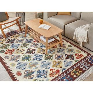 Beliani Tapis en Laine Boho AKNALICH  