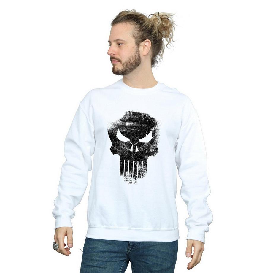 MARVEL The Punisher Distressed Skull Sweatshirt  