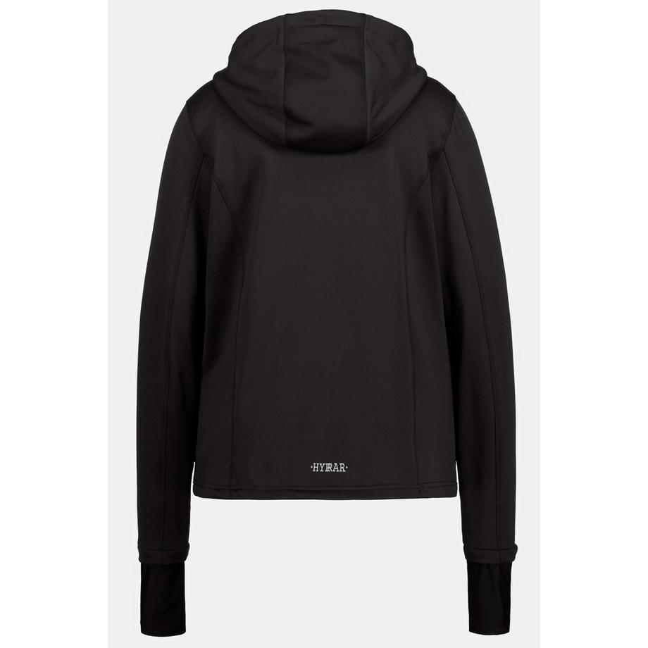 Ulla Popken HYPRAR Sweatjacke Reflektordruck Kapuze Daumenloch  