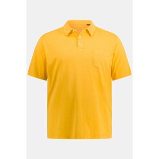 JP1880  Maglia polo con mezze maniche e lavaggio moderno 