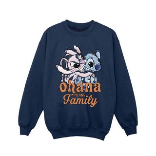 Disney  Lilo And Stitch Ohana Angel Hug Sweatshirt 