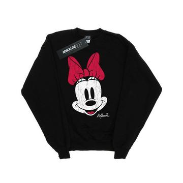 Minnie Mouse Distressed Face Sweatshirt
