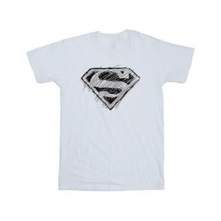 DC COMICS  Superman Logo Sketch TShirt 