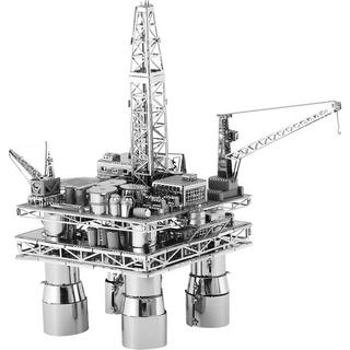 Metal Earth  Off Shore Oil Rig and Oil Tanker – Gift Box – Metall Bausatz 