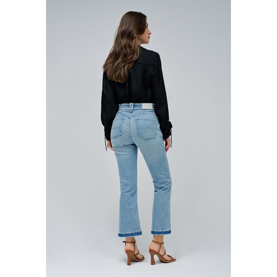 Salsa Faith Cropped Flare Jeans  