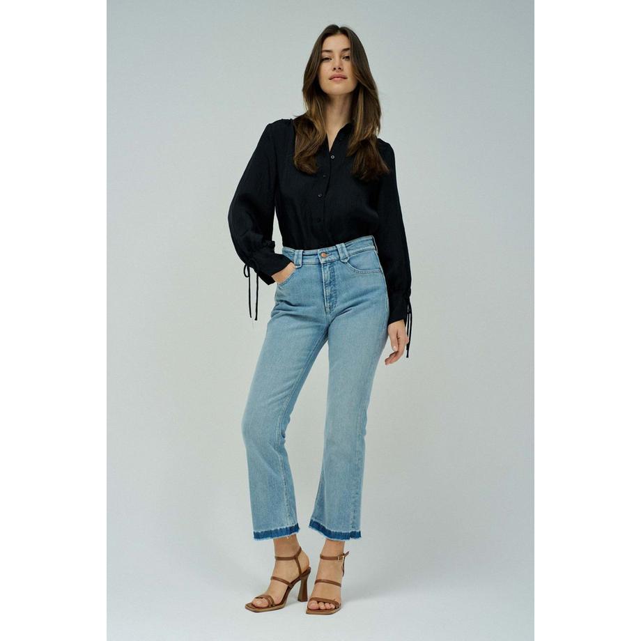Salsa Faith Cropped Flare Jeans  