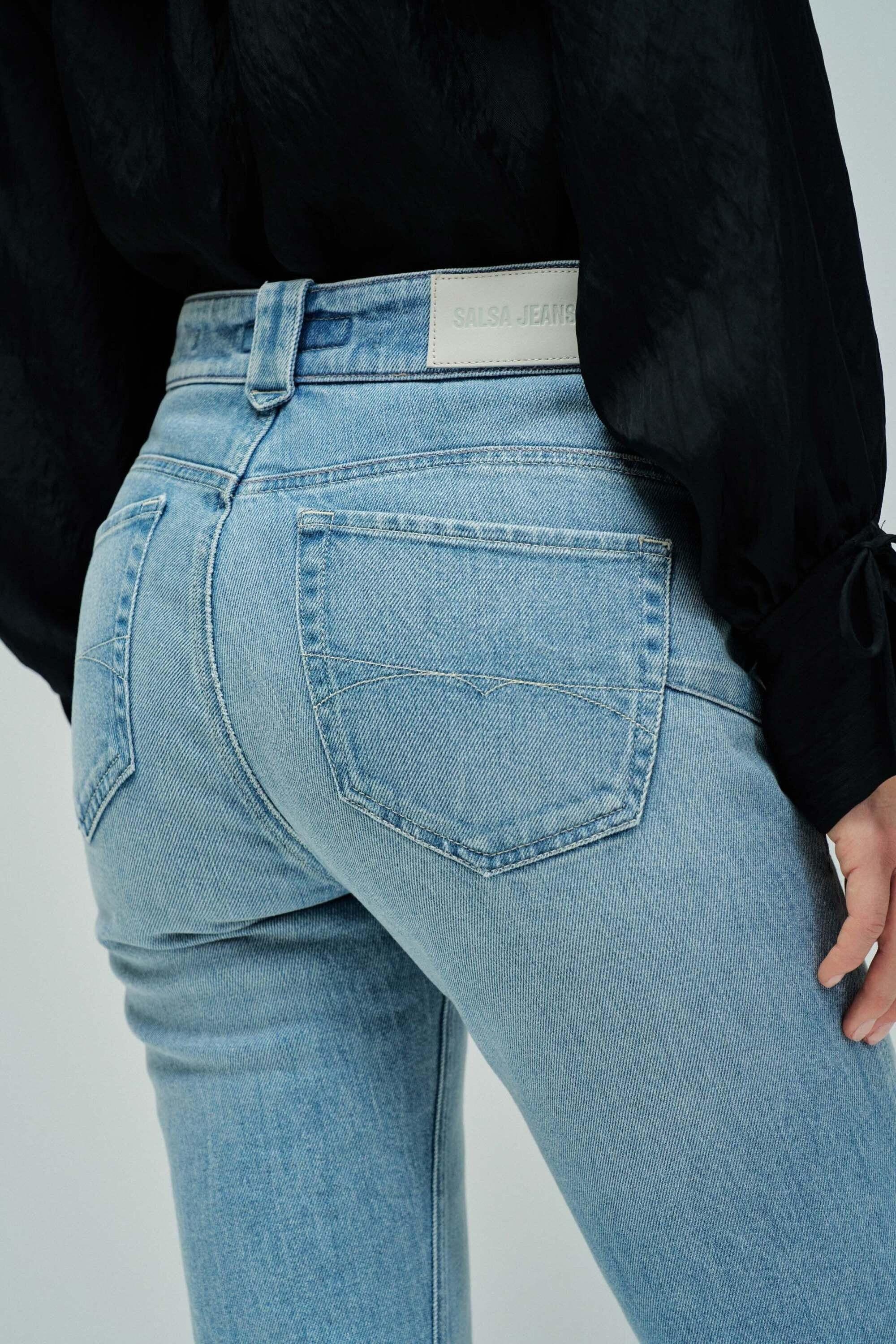 Salsa Faith Cropped Flare Jeans  