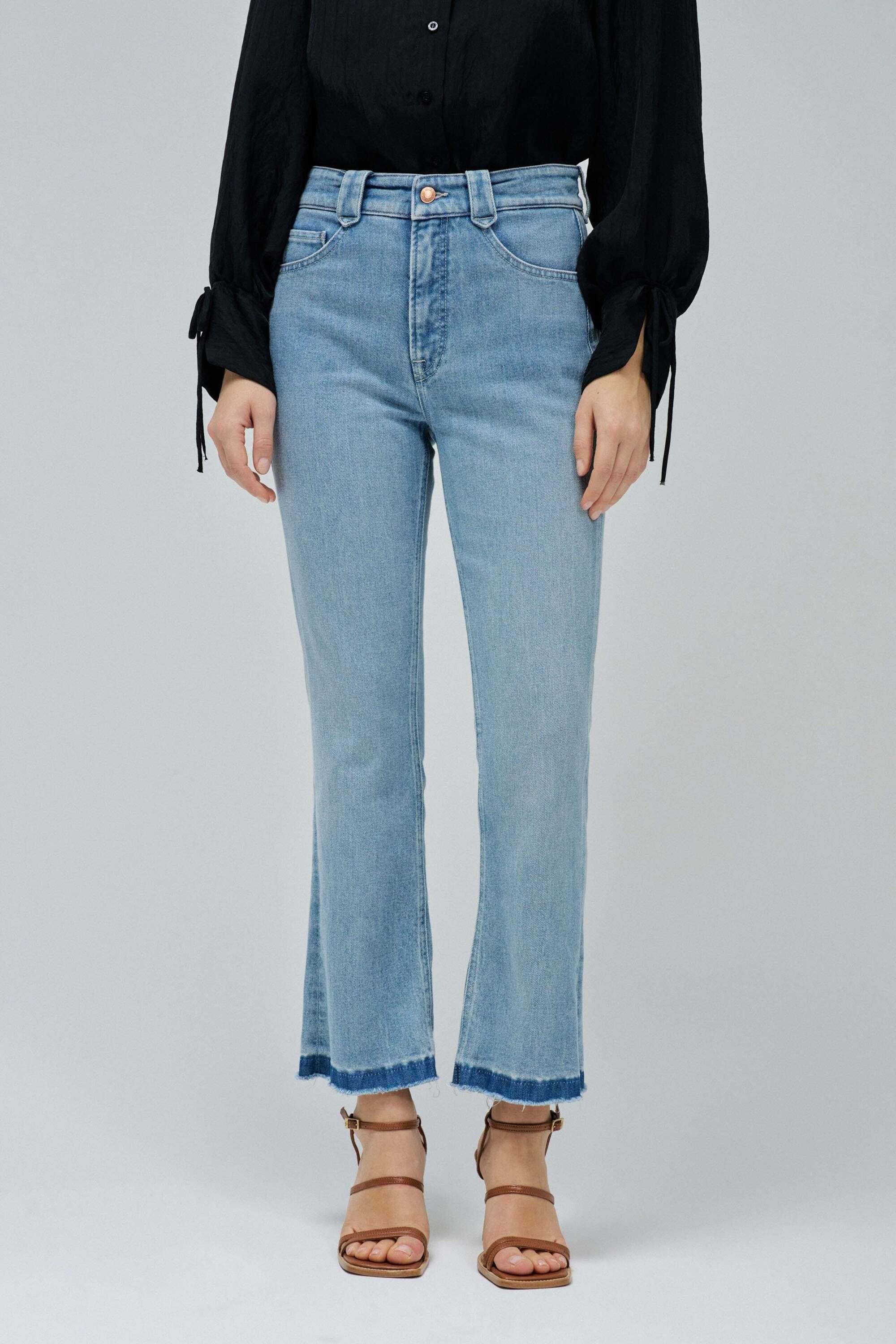 Salsa Faith Cropped Flare Jeans  