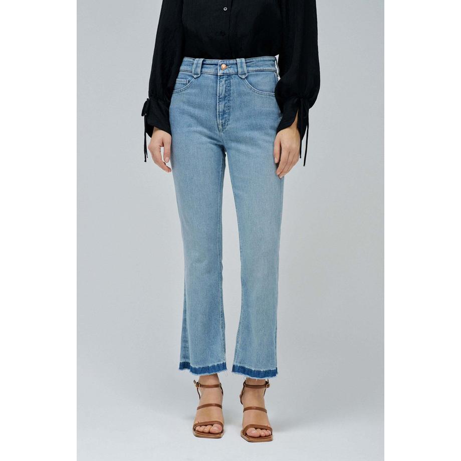 Salsa Faith Cropped Flare Jeans  