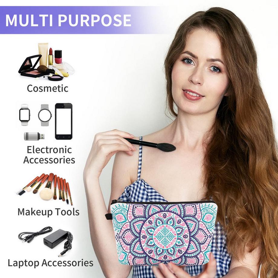 Only-bags.store Sac de maquillage en toile sac à main mini sac à main porte-monnaie Sac de maquillage en toile sac à main mini sac à main porte-monnaie 