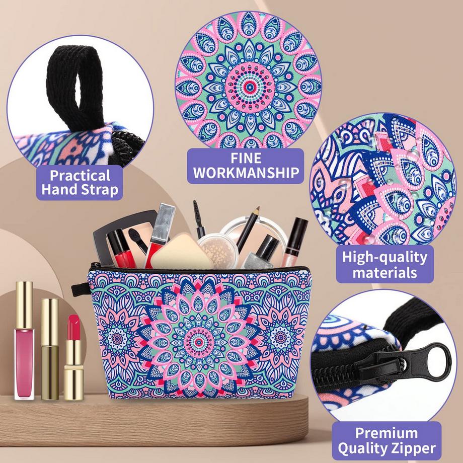 Only-bags.store Sac de maquillage en toile sac à main mini sac à main porte-monnaie Sac de maquillage en toile sac à main mini sac à main porte-monnaie 