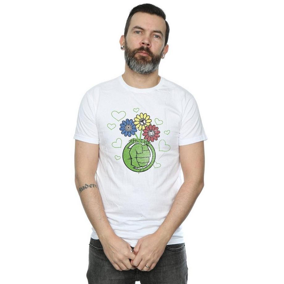 MARVEL Hulk Grenade Flowers T-Shirt  
