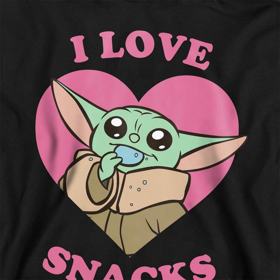 Star Wars: The Mandalorian  Sweat À Capuche Motif Grogu Love Snacks 