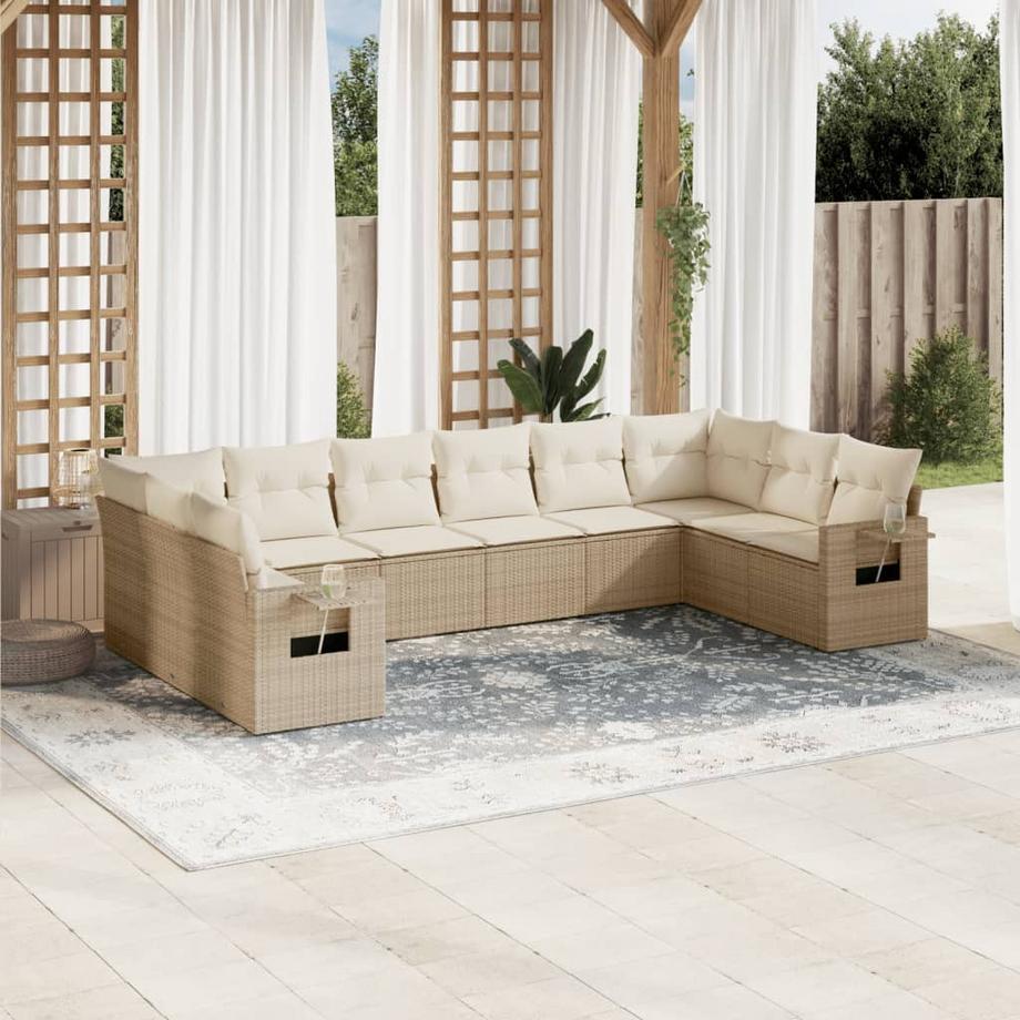 VidaXL Garten sofagarnitur poly-rattan  