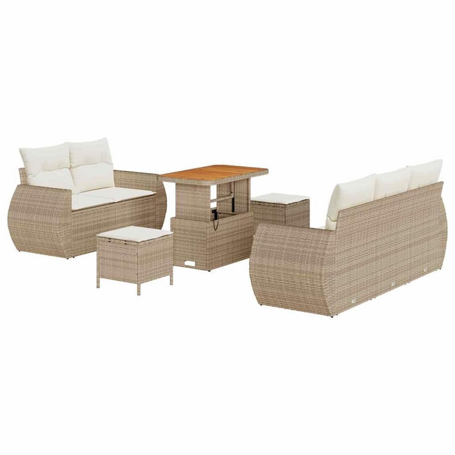 Garten-sofa poly-rattan