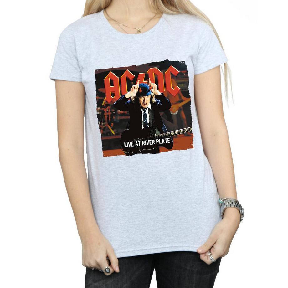 AC/DC ACDC Live At River Plate Columbia Records T-Shirt  