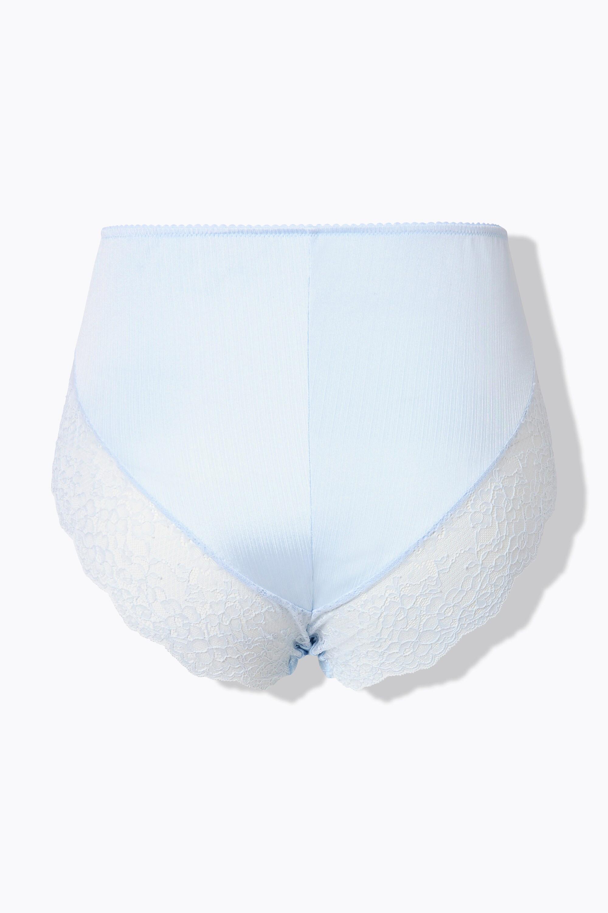 Ulla Popken Maxislip Satin Spitzen-Rückseite  