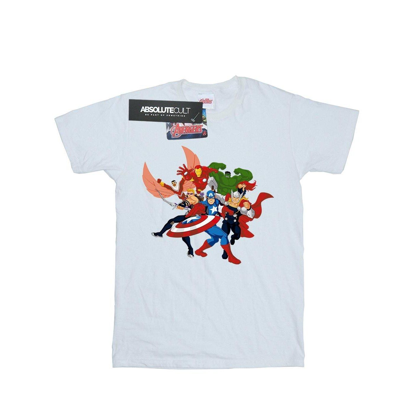 MARVEL  Tshirt AVENGERS ASSEMBLE COMIC TEAM 