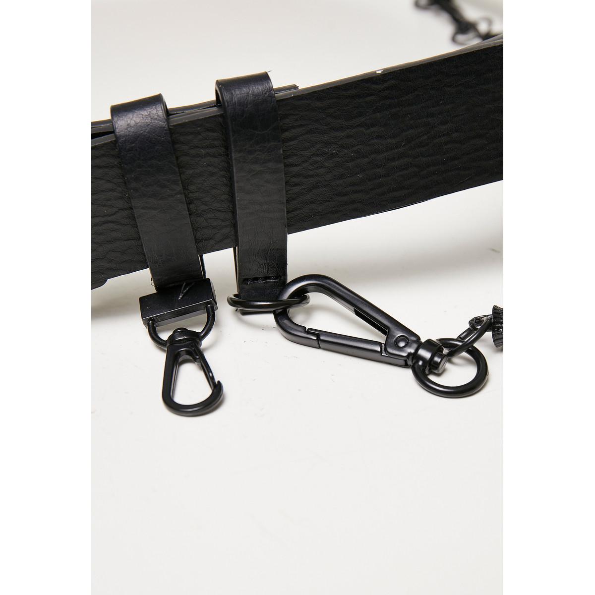 URBAN CLASSICS  gürtel imitation leather with key chain 