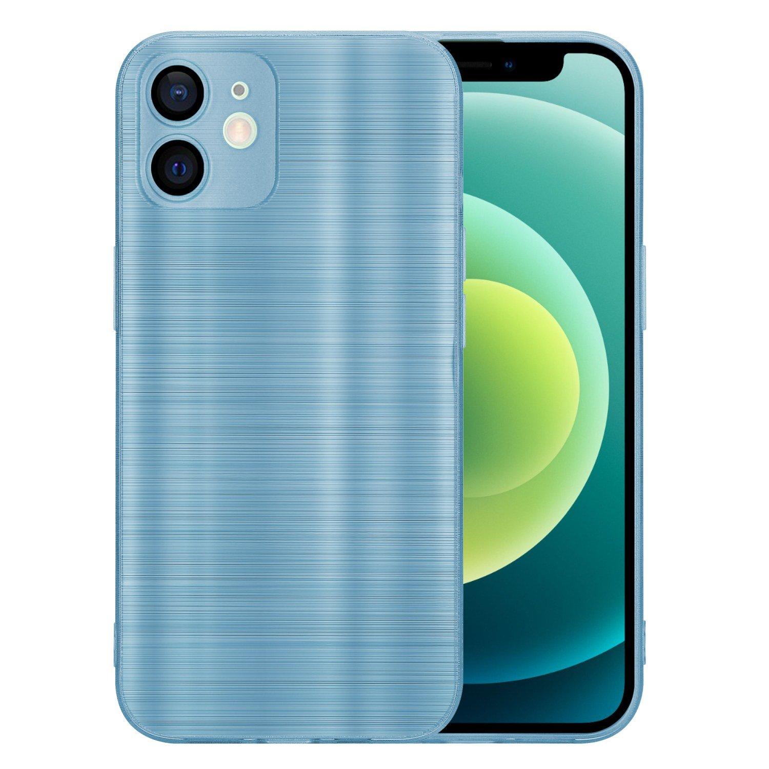 Cadorabo  Hülle für Apple iPhone 12 MINI im Brushed Design 