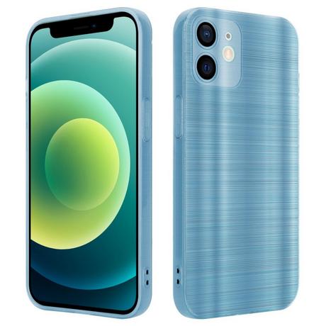 Cadorabo  Hülle für Apple iPhone 12 MINI im Brushed Design 