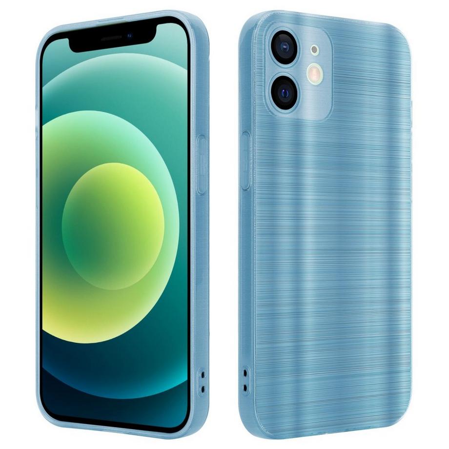 Hülle für Apple iPhone 12 MINI im Brushed Design