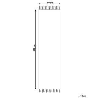 Beliani Teppich aus Wolle Rustikal URTSADZOR  